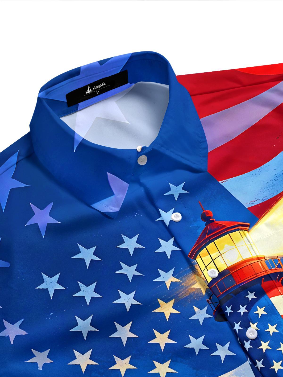 men's short sleeve shirt side view