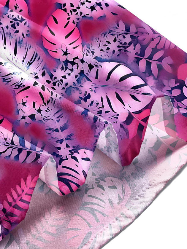men's printed shirt tropical beach vacation