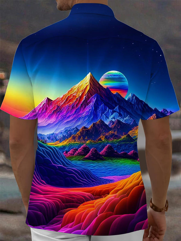 men's pocket shirt back view