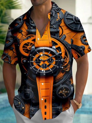 men's shirt front view