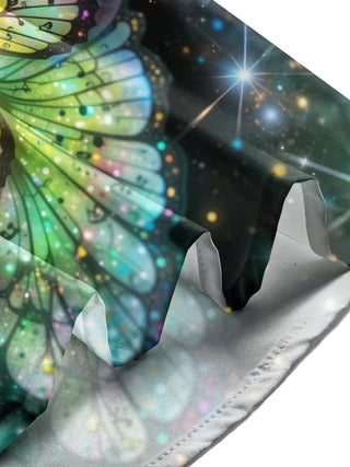 Men's butterfly print short sleeve shirt lifestyle side view