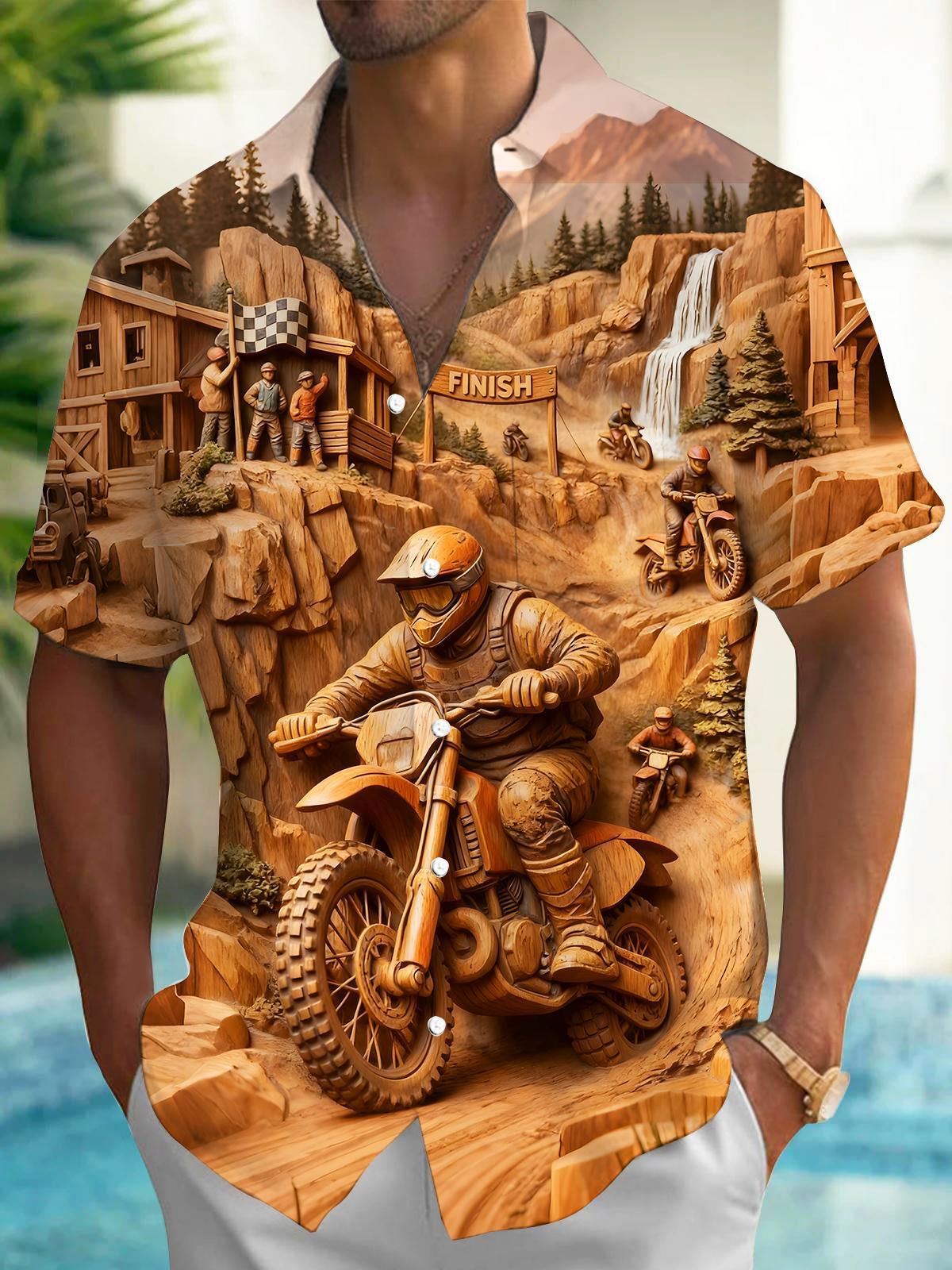 men's shirt front view
