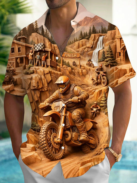men's shirt front view