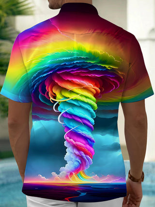 men's pocket shirt back view