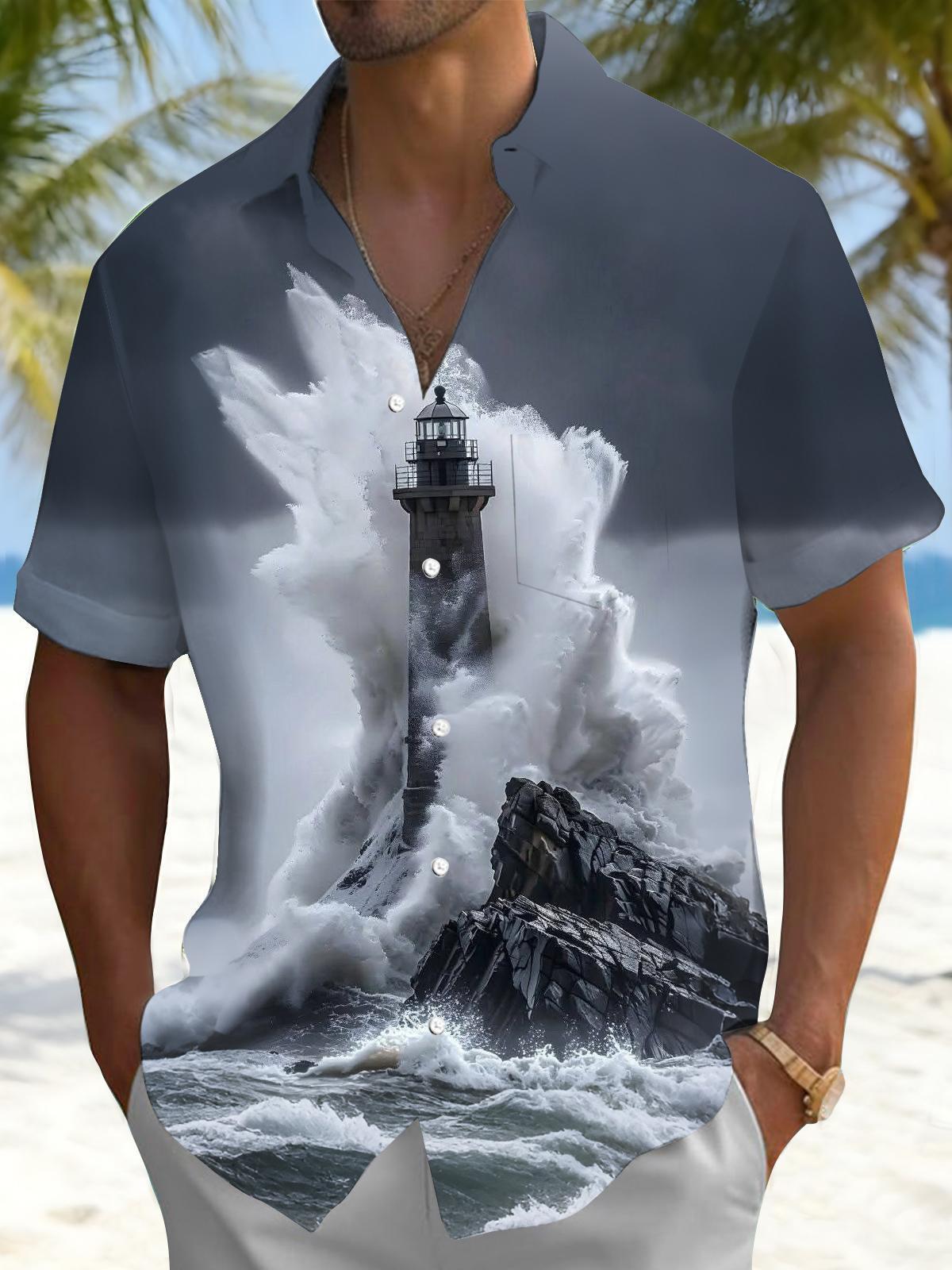 men's shirt front view