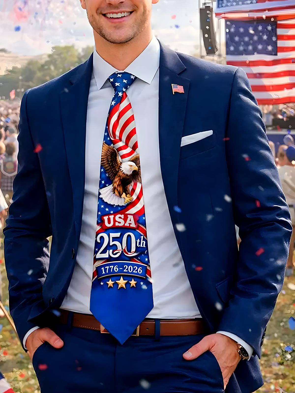 men's patriotic shirt back view