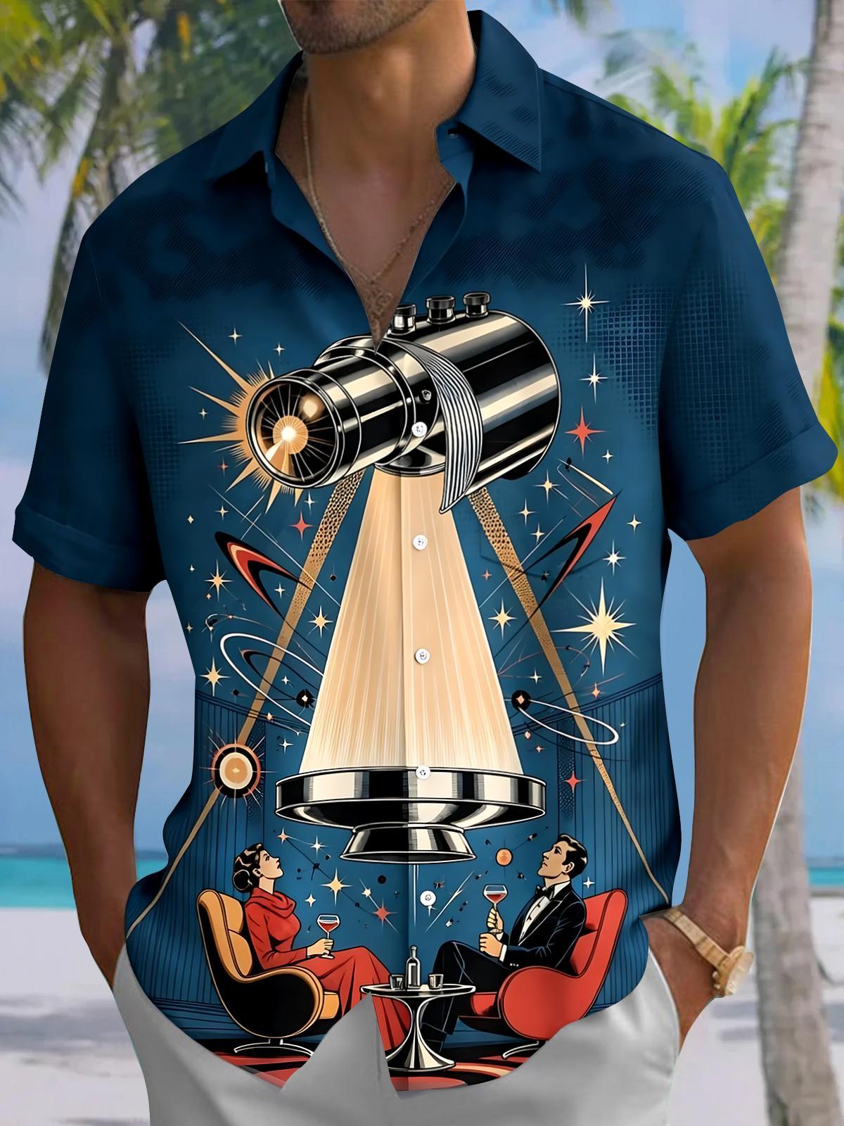 Vintage Men's Pocket Short Sleeve Shirts