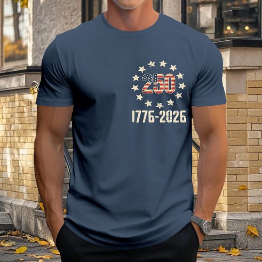 men's graphic print t-shirt Independence Day view 18