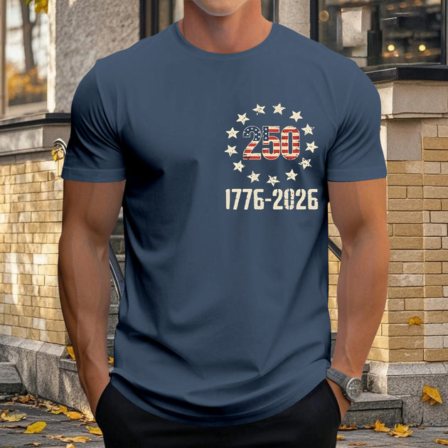 men's graphic print t-shirt Independence Day view 18