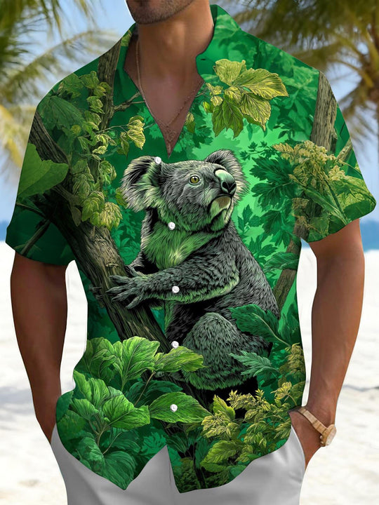 men's shirt front view
