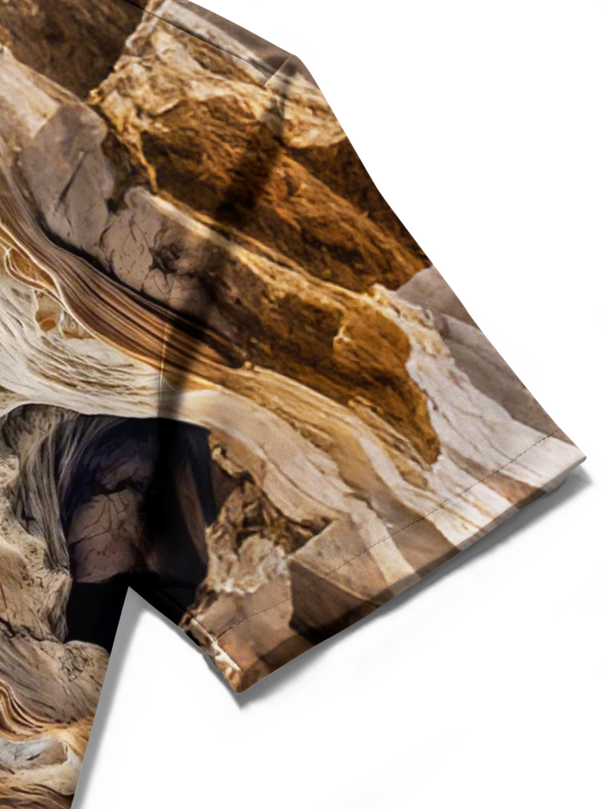 Cave Bat Print Men's Pocket Short Sleeve Shirts