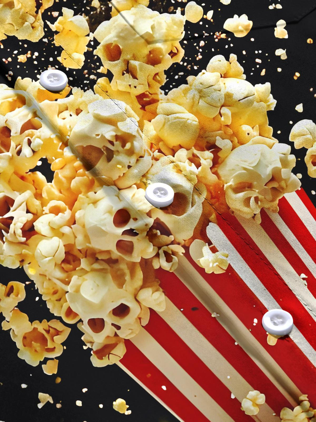 Popcorn Men's Pocket Short Sleeve Shirts