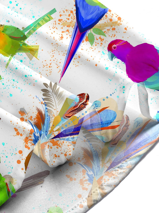 men's Hawaiian shirt tropical beach vacation view 7