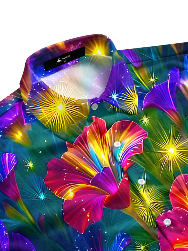 men's tropical shirt side view