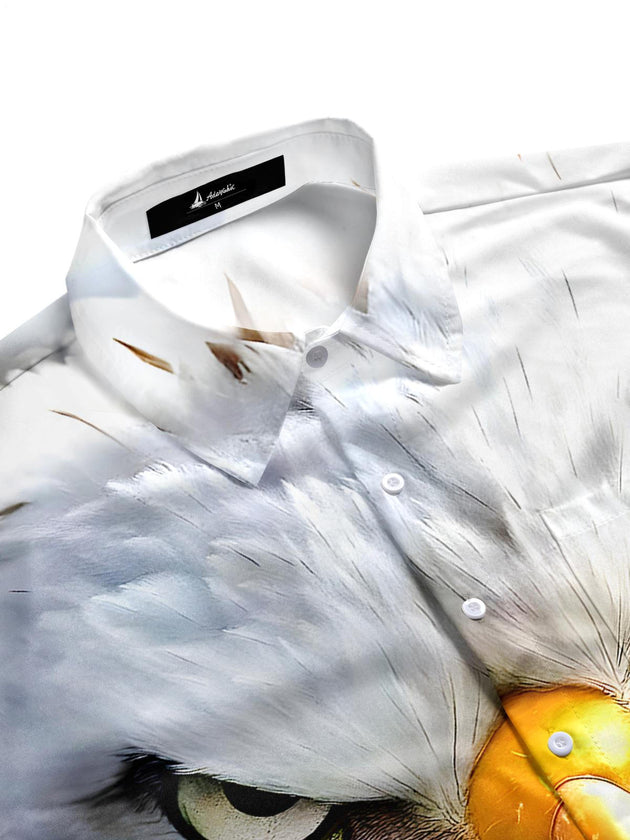 men's American eagle shirt side view