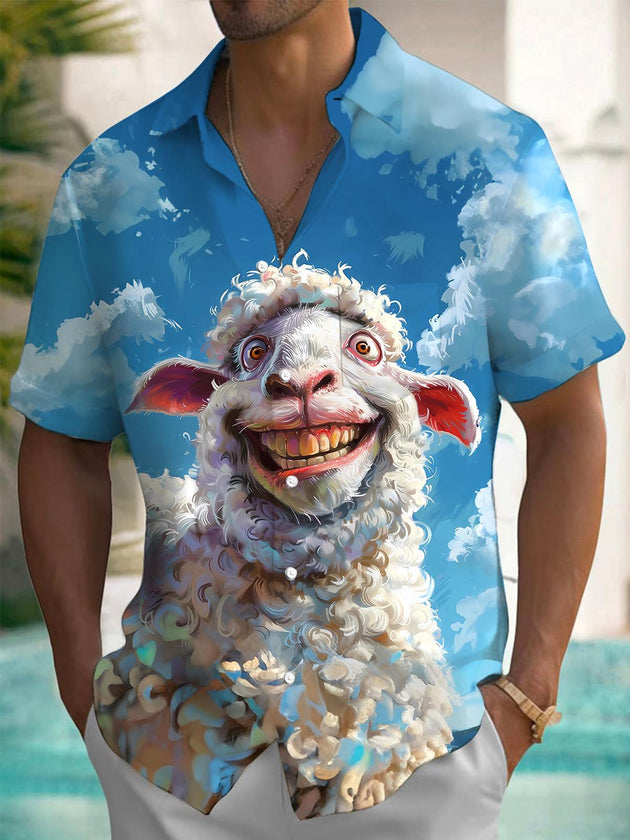 men's shirt front view