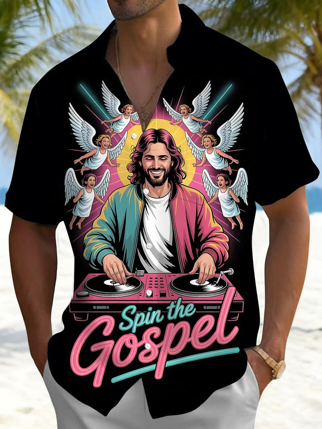 men's shirt front view