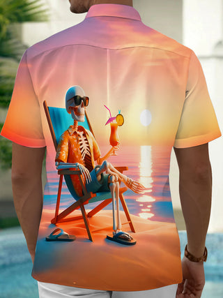men's tropical shirt side view