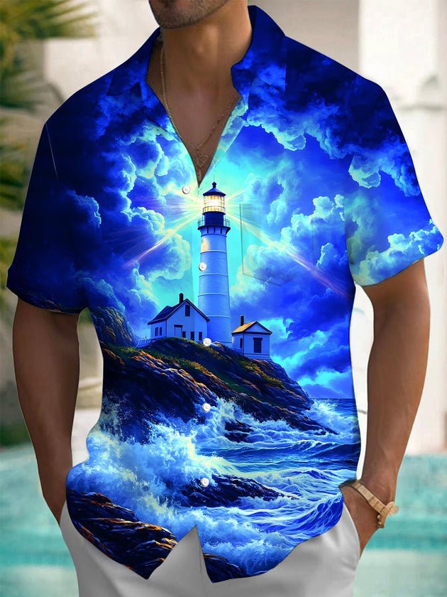 men's shirt front view