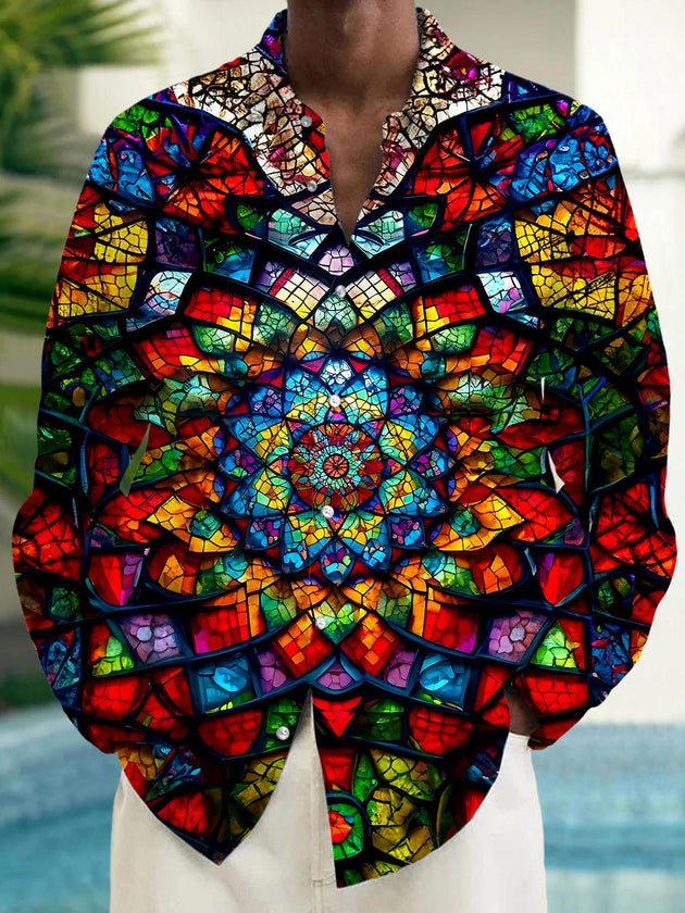 men's shirt front view