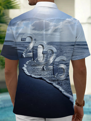 men's pocket shirt back view