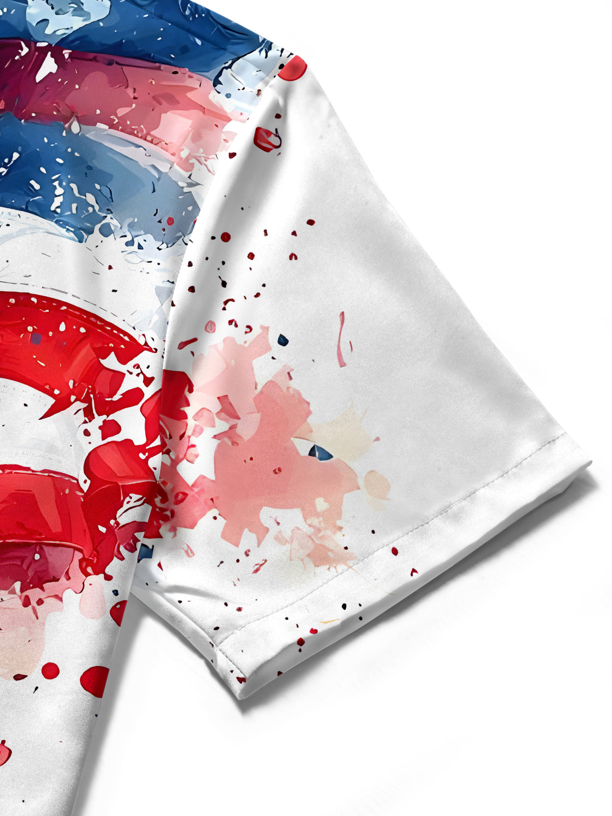 Independence Day Men's Pocket Short Sleeve Shirts