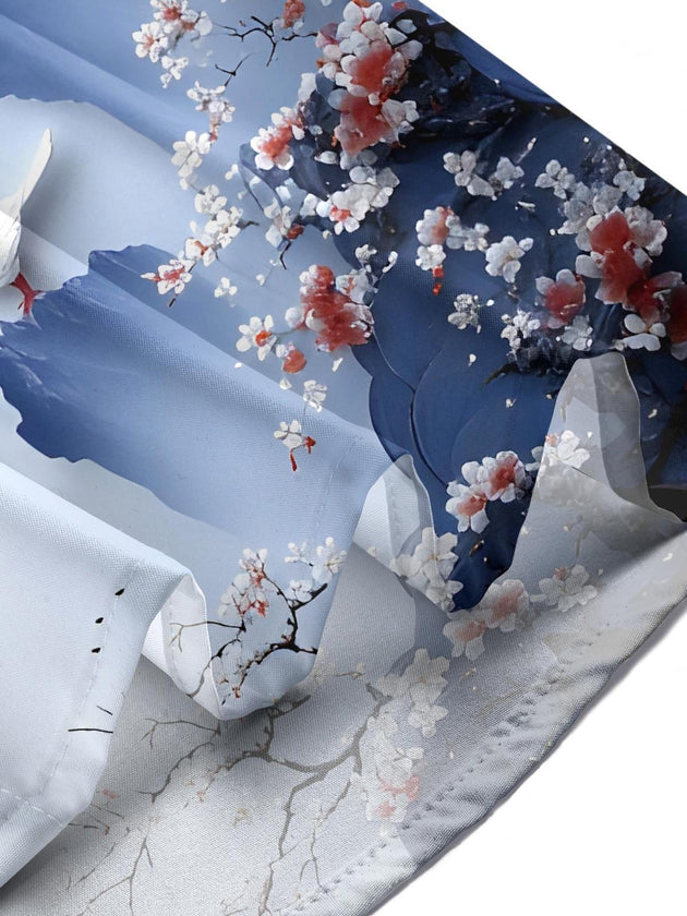 Floral Men's Pocket Short Sleeve Shirts