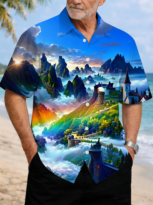 men's shirt front view