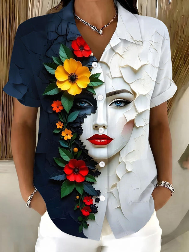 women's shirt front view