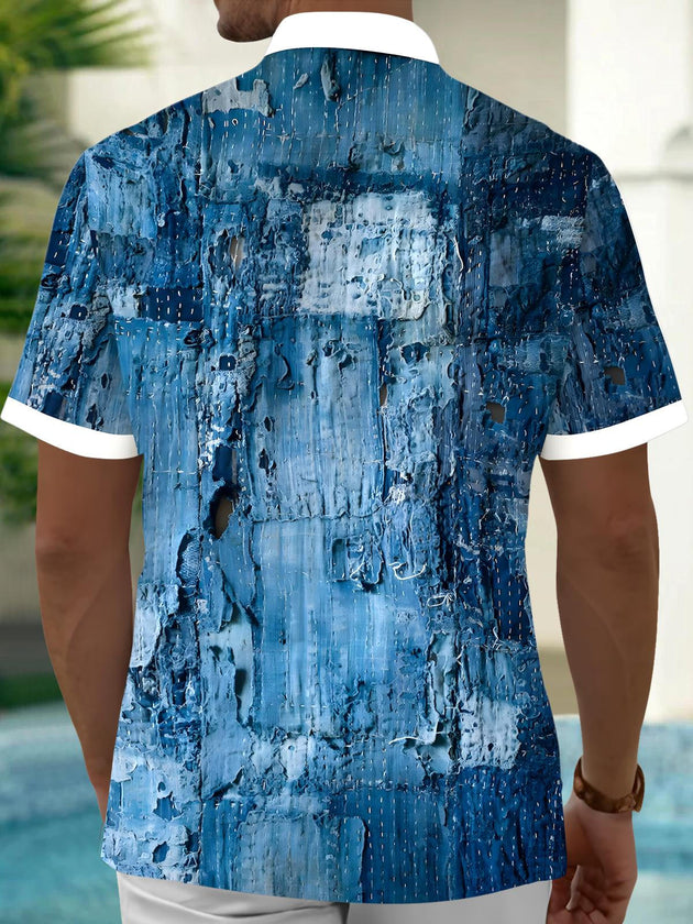 men's pocket shirt back view