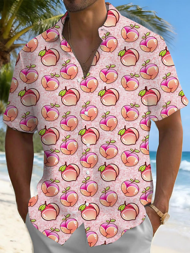 men's shirt front view