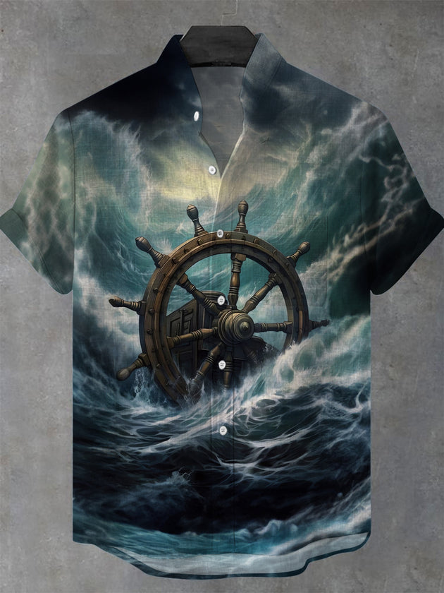 men's shirt front view