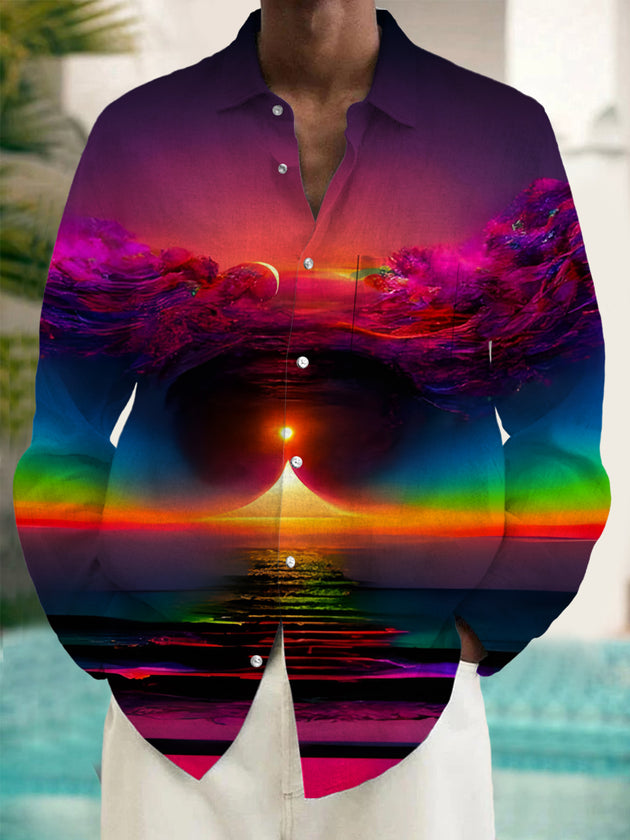 men's shirt front view