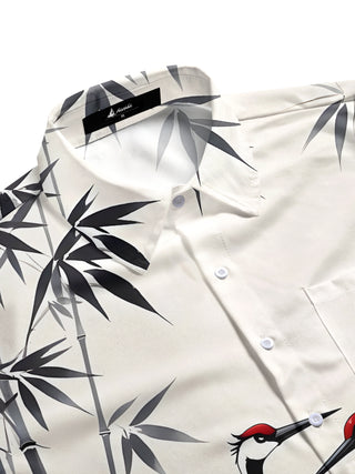 men's short sleeve shirt side view