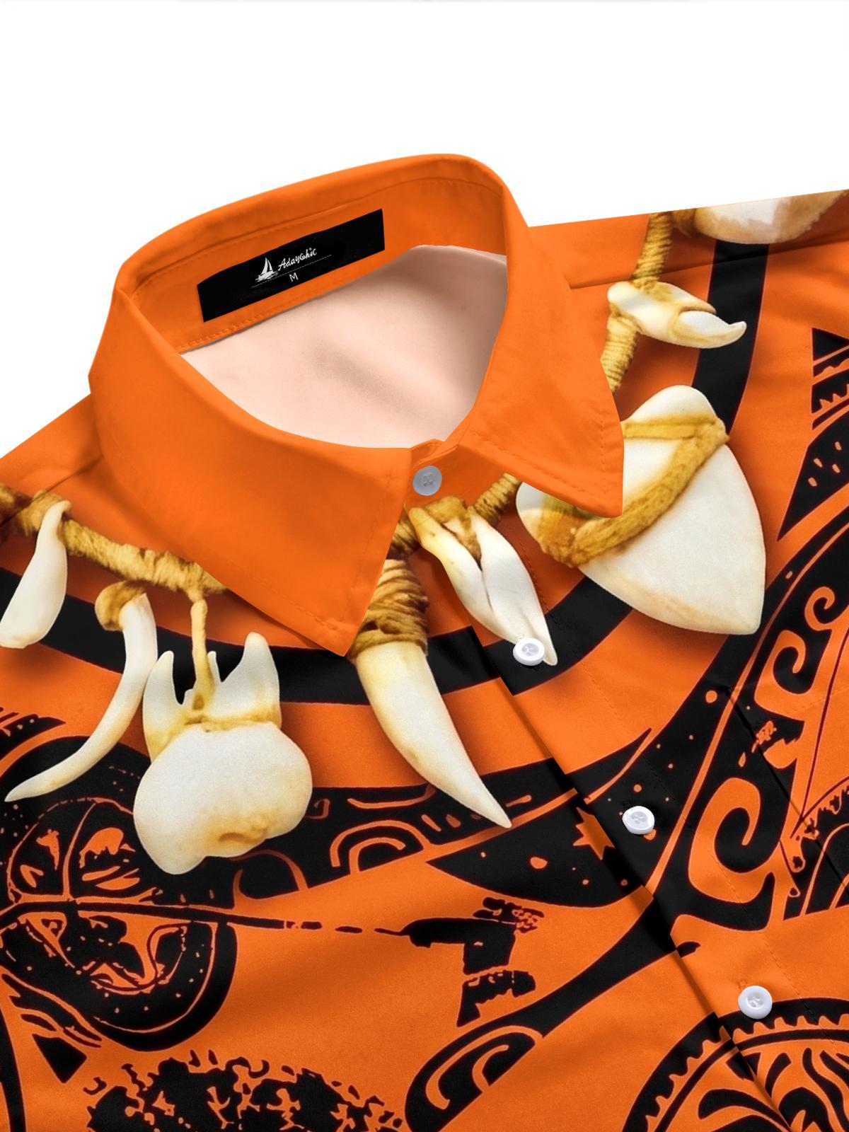 men's tropical shirt side view