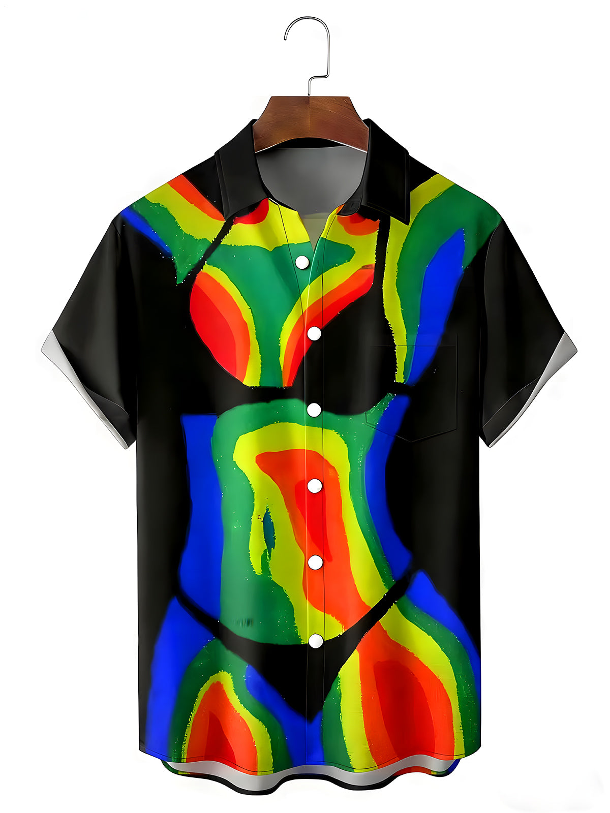 Funny Men's Pocket Short Sleeve Shirts