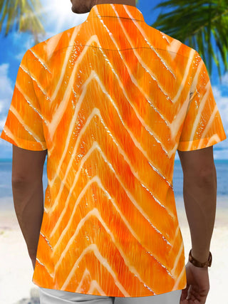 men's aloha shirt back view