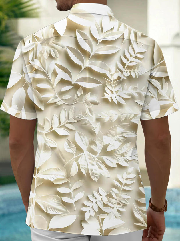 men's aloha shirt back view