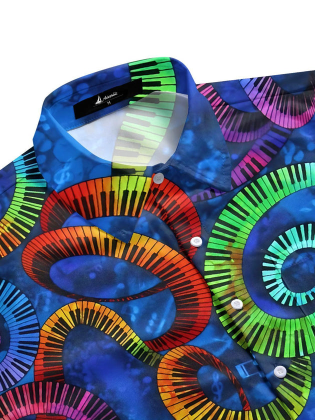 men's short sleeve shirt side view