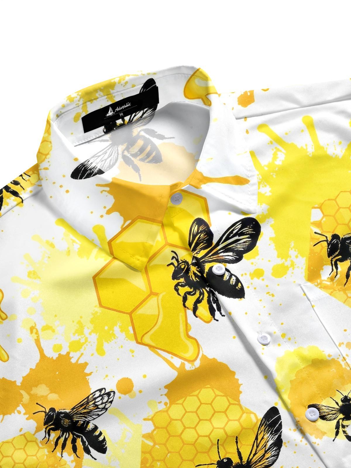 men's short sleeve shirt side view