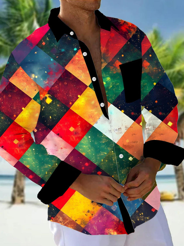 men's shirt front view
