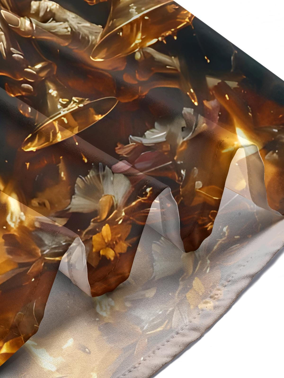 Skull Wine Glass Print Men's Pocket Short Sleeve Shirts