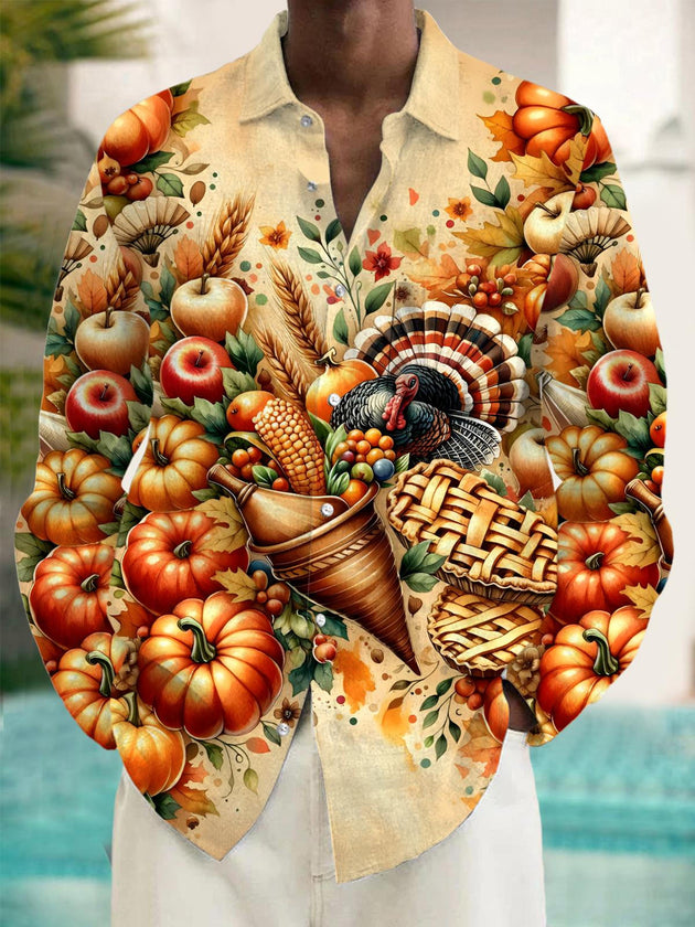 men's map print shirt front view