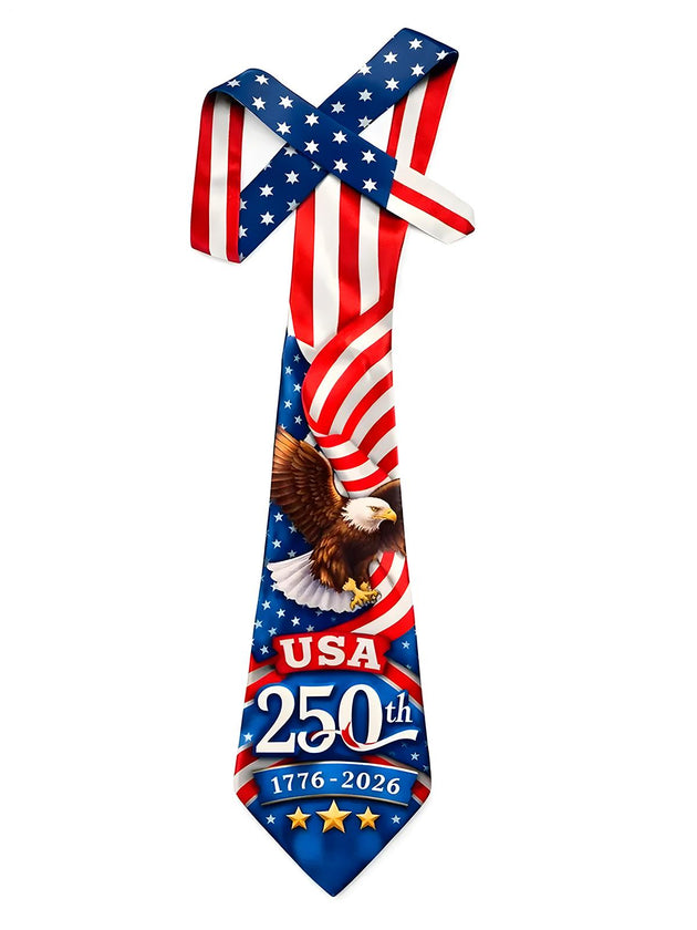 men's eagle print shirt front view Independence Day