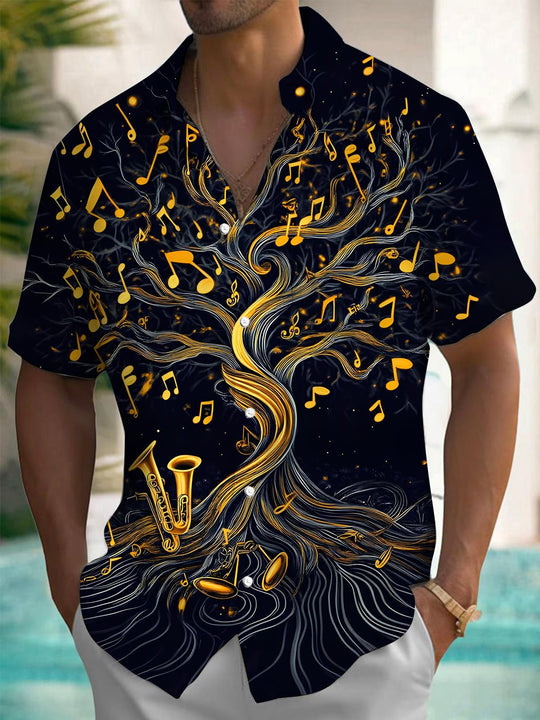 men's shirt front view