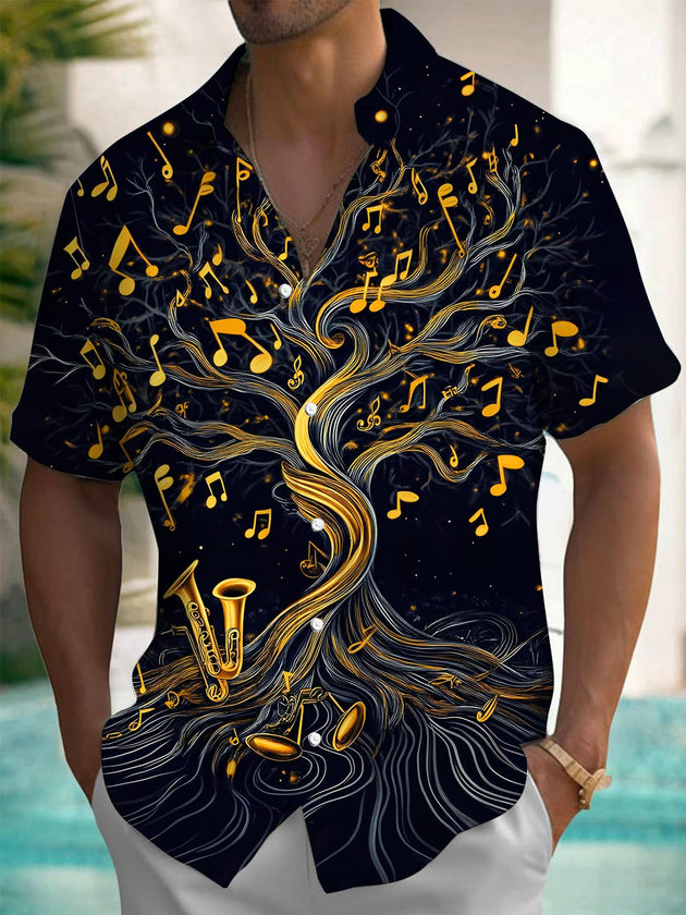 men's shirt front view