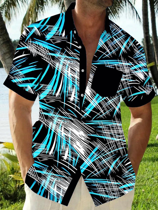 men's pocket shirt back view