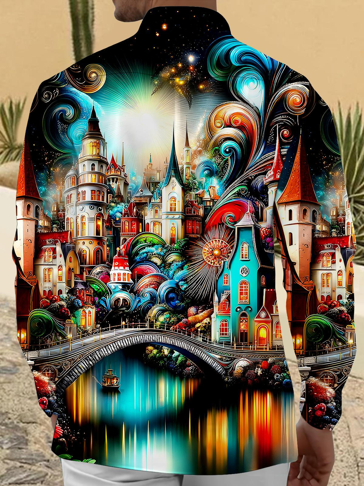 House Men's Pocket Long Sleeve Shirts