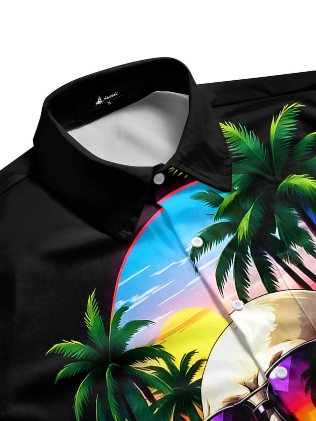 men's tropical shirt side view