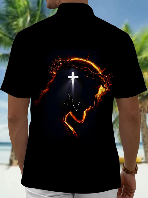 men's pocket shirt back view